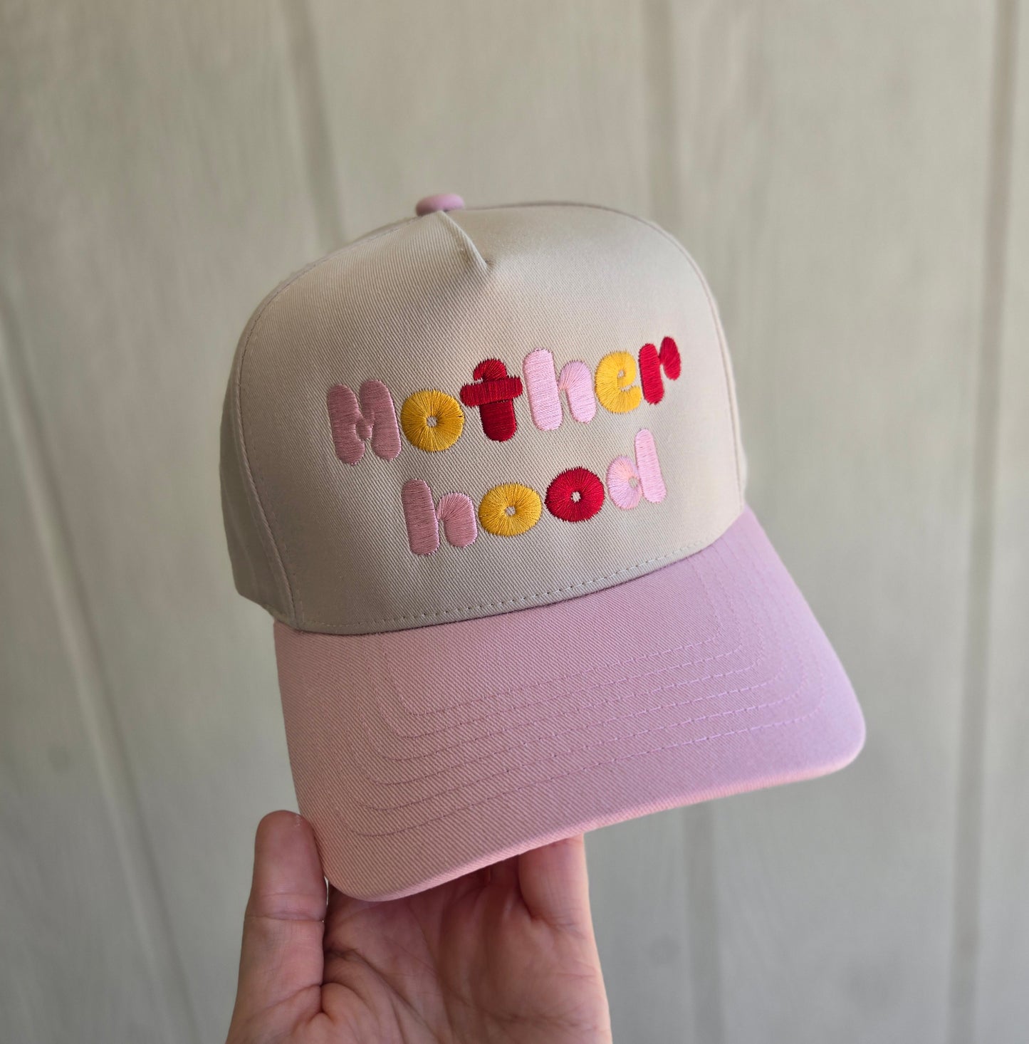 MOTHERHOOD Bubble Embroidered Trucker Hat