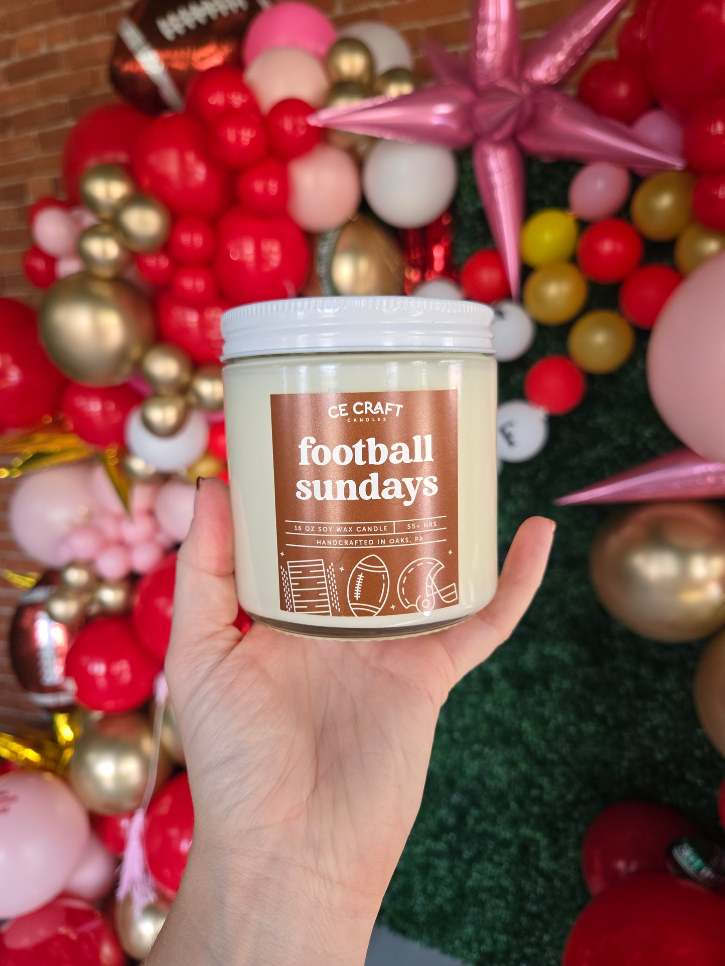 FOOTBALL SUNDAYS Candle (2 Sizes)