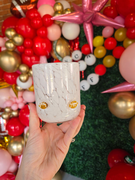 FOOTBALL ICON White/Clear Cup