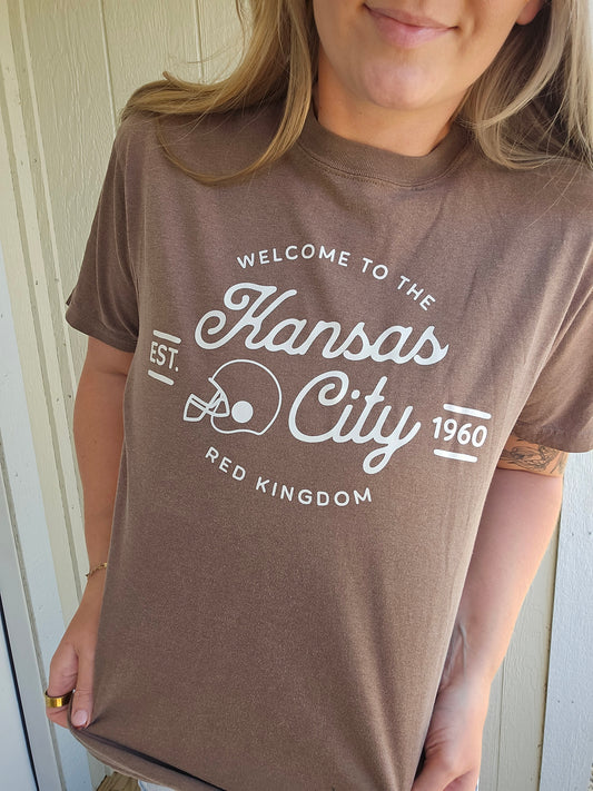 KC KINGDOM Retro Espresso Vintage Wash Tee