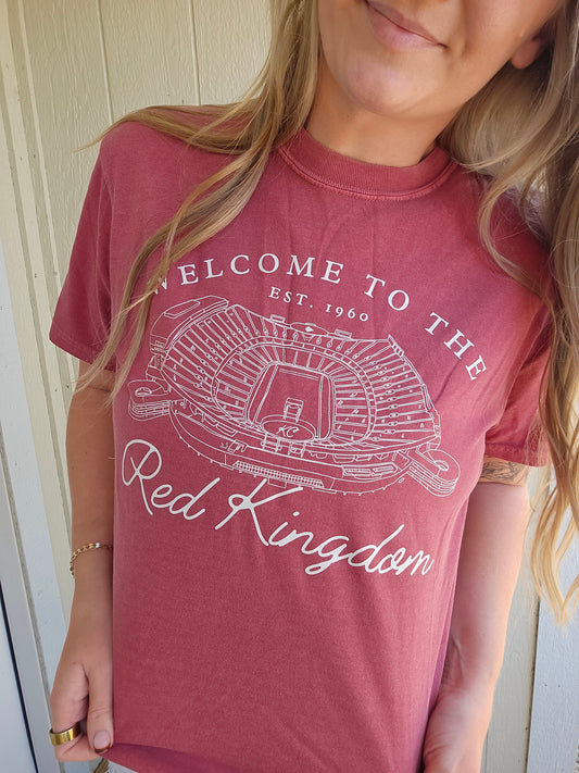 RED KINGDOM Red Vintage Wash Tee