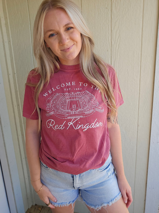 RED KINGDOM Red Vintage Wash Tee