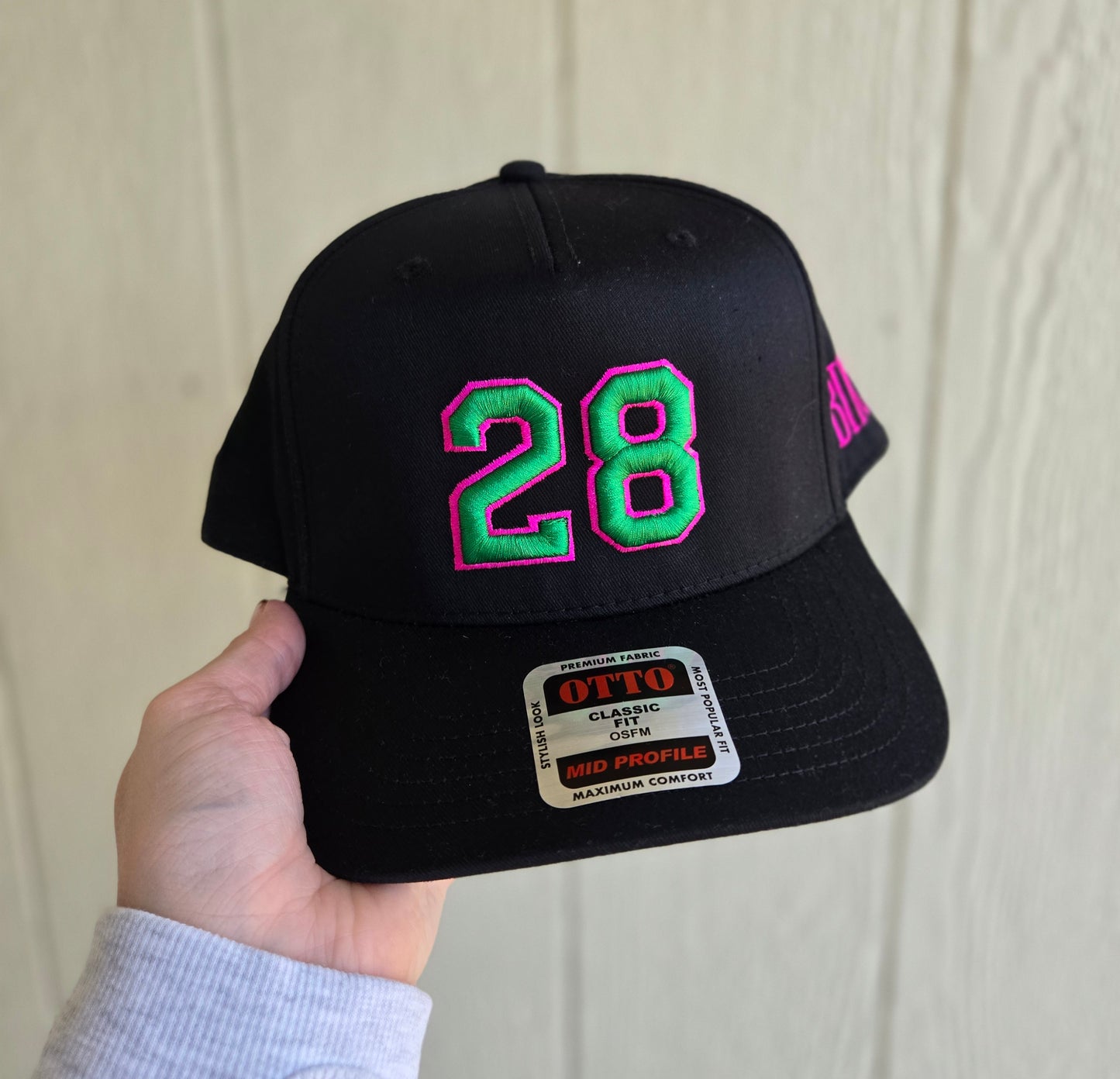 CUSTOM NUMBER Mid-Profile Trucker Hat **PRE-ORDER**