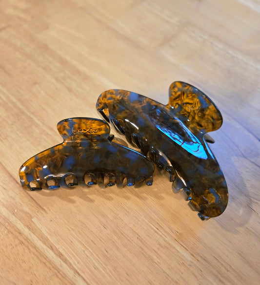 TURQUOISE TORTOISE Claw Clip (2 Sizes)