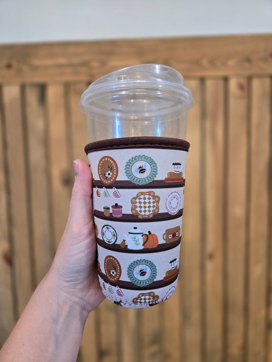 COTTAGE CORE SHELVES Iced Coffee Sleeve