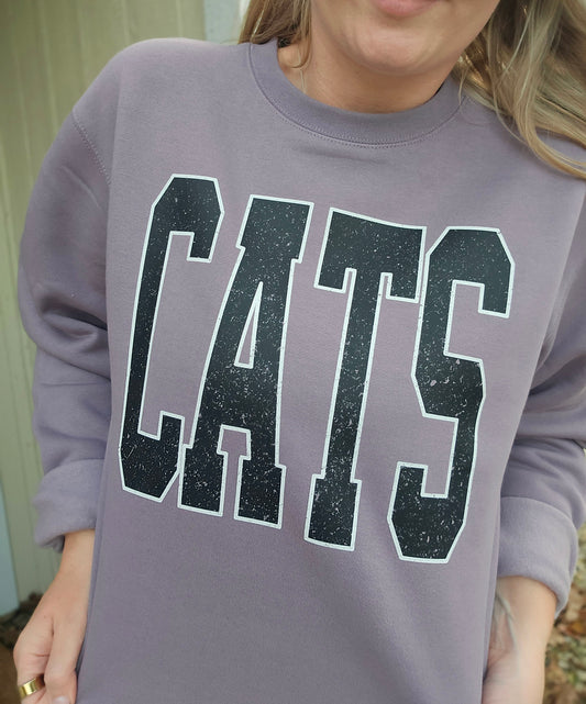 CATS Dusty Plum Crewneck Sweatshirt