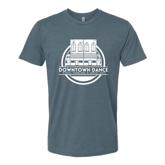 DOWNTOWN DANCE Heathered Short Sleeve Tee (ADULT)