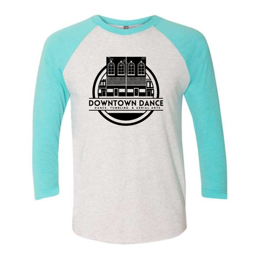 DOWNTOWN DANCE Baseball 3/4 Sleeve Tee (Adult)