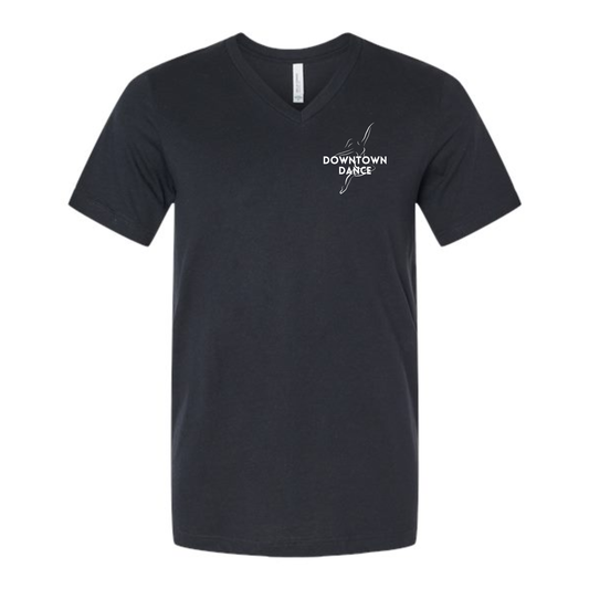 DOWNTOWN DANCE V-Neck Sleeve Tee (ADULT)