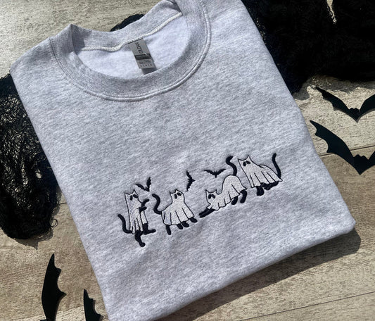 Ghost Cats Ash Grey Crewneck (*PREORDER*)