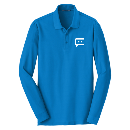 CITIBOT Pocket Logo Unisex Long Sleeve Polo