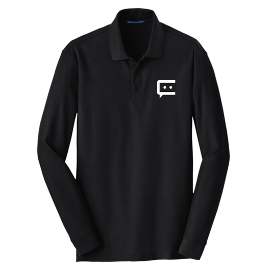 CITIBOT Pocket Logo Unisex Long Sleeve Polo
