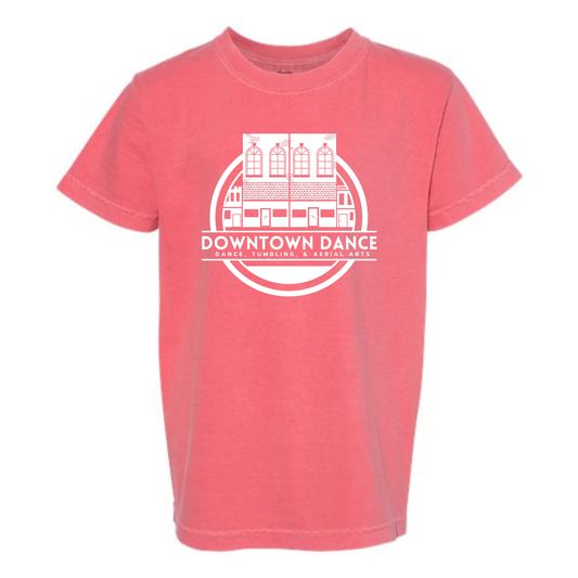 DOWNTOWN DANCE Vintage Wash Short Sleeve Tee (ADULT)