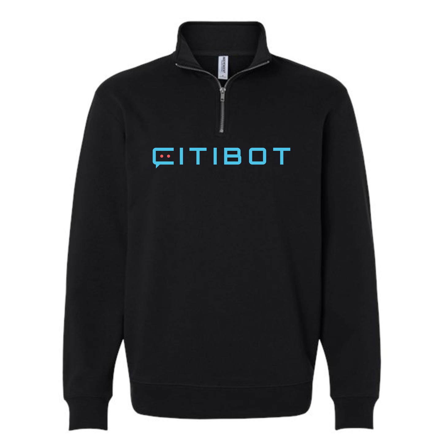 CITIBOT Multi Color Logo Unisex  1/4 Zip Sweatshirt