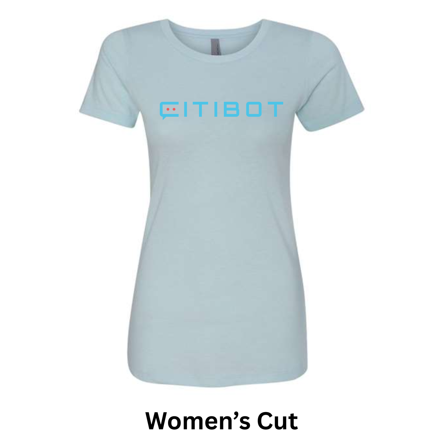 CITIBOT Multi Color Logo Heathered Short Sleeve Tee (Women's)