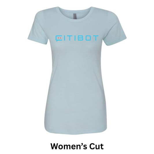 CITIBOT Multi Color Logo Heathered Short Sleeve Tee (Women's)