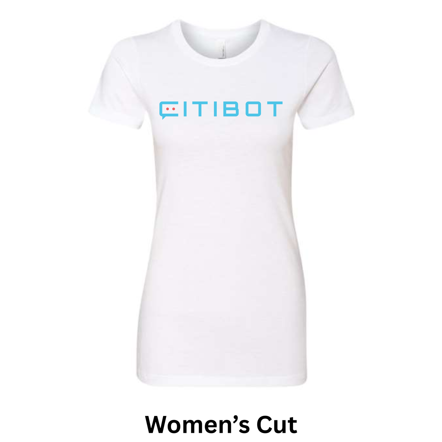 CITIBOT Multi Color Logo Heathered Short Sleeve Tee (Women's)