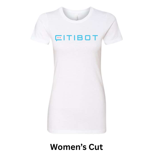 CITIBOT Multi Color Logo Heathered Short Sleeve Tee (Women's)