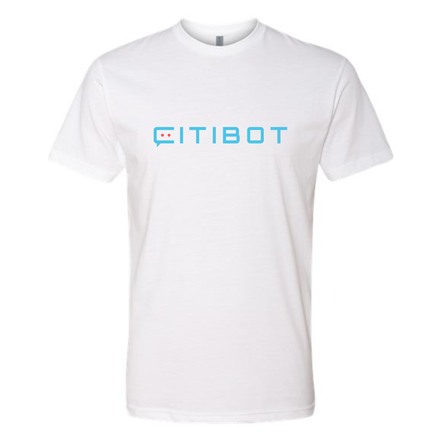 CITIBOT Multi Color Logo Heathered Short Sleeve Tee