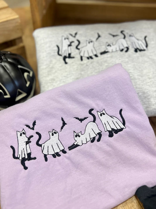 Ghost Cats Lavender Short Sleeve Tee (*PREORDER*)