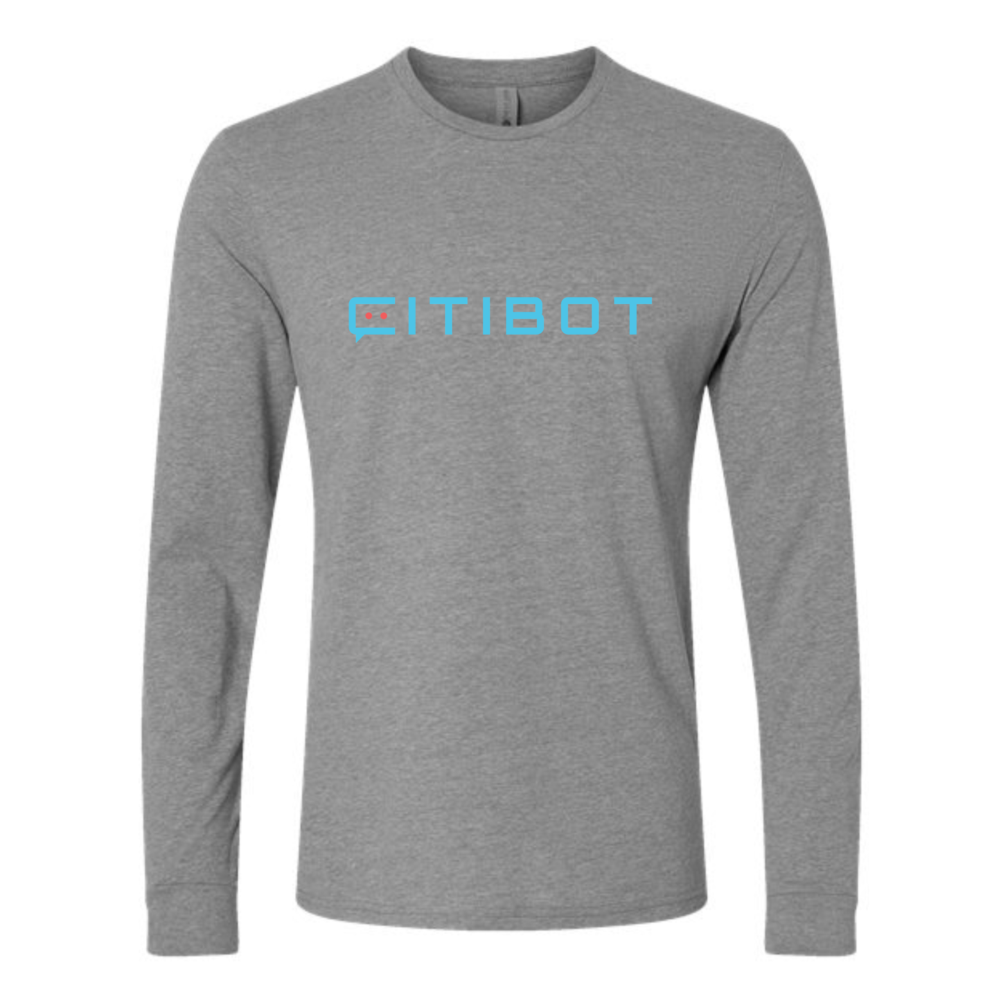 CITIBOT Multi Color Heathered Long Sleeve Tee