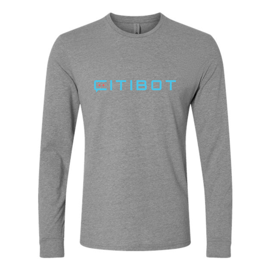 CITIBOT Multi Color Heathered Long Sleeve Tee