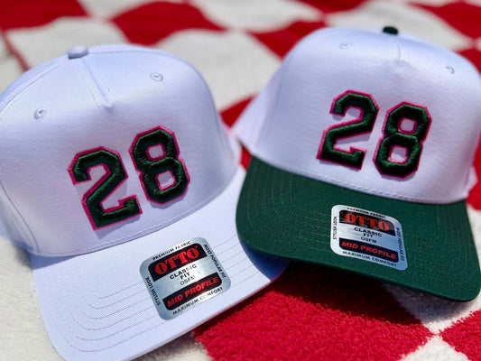 CUSTOM NUMBER Mid-Profile Trucker Hat **PRE-ORDER**