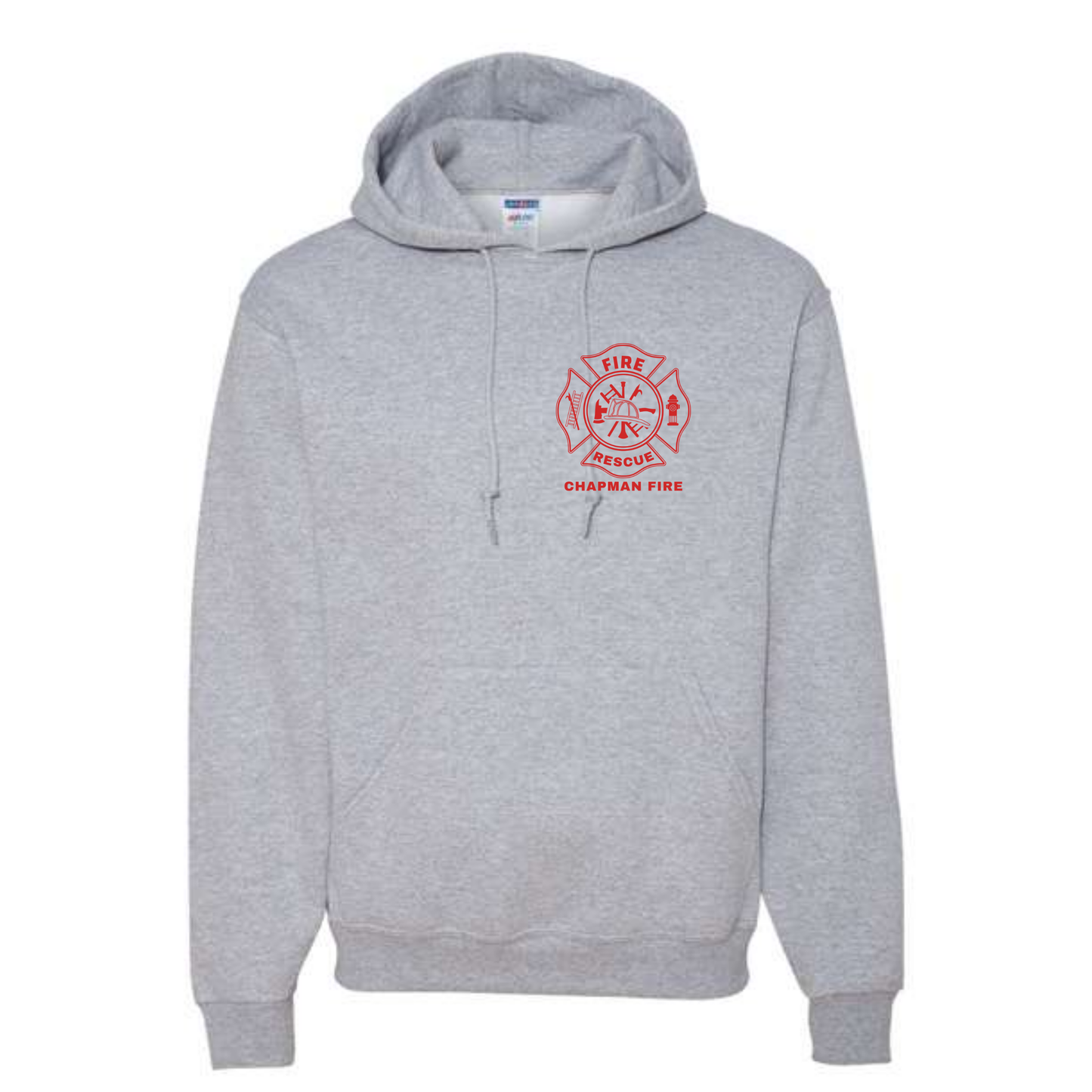 CHAPMAN FIRE Heather Grey Hoodie