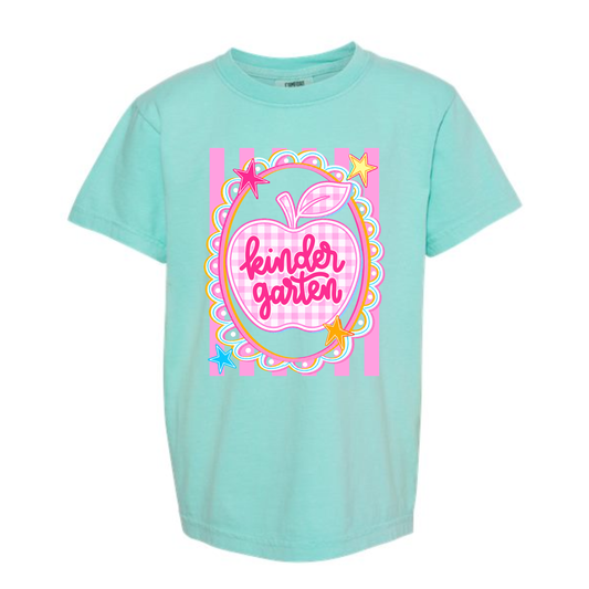 CUSTOM Back-To-School Mint Apple Tee *Pre-Order*