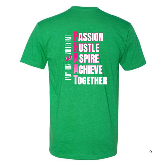 CHAPMAN LADY IRISH VOLLEYBALL Short/Long Sleeve Tee