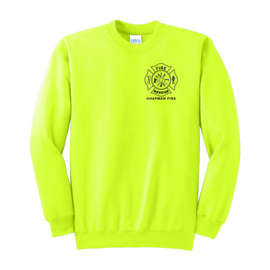 CHAPMAN FIRE Hi-Vis Crewneck Sweatshirt