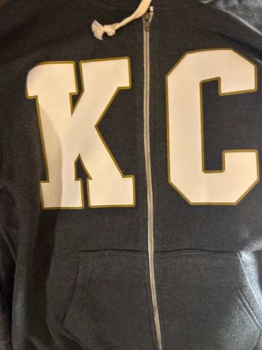 KC puff full zip hoodie