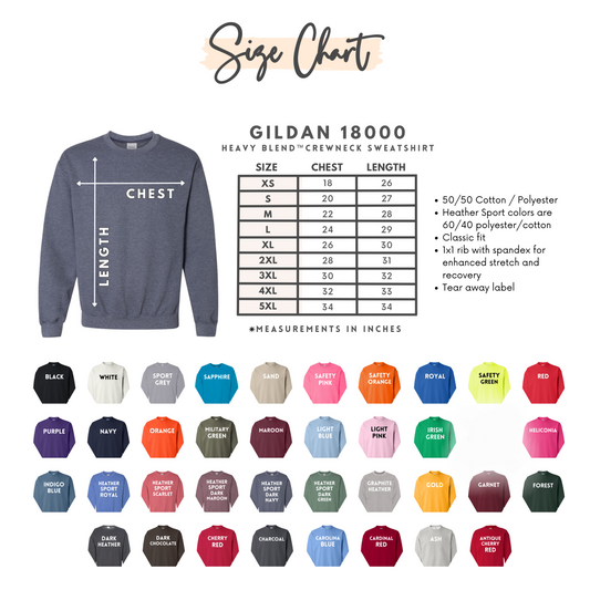 Varsity TWO-TONE Raggy Embroidered Crewneck Sweatshirt *PRE-ORDER*