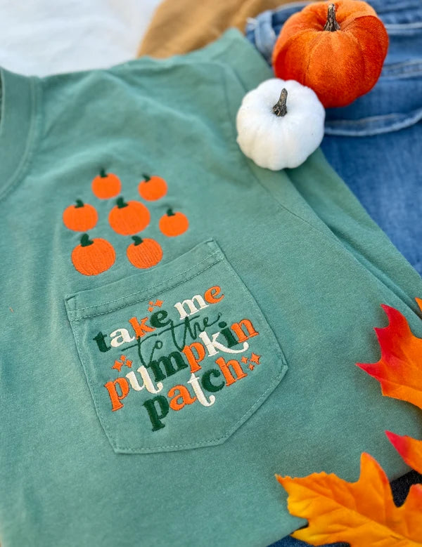 MEET ME AT THE PATCH Pocket Vintage Wash Tee *Pre-Order*