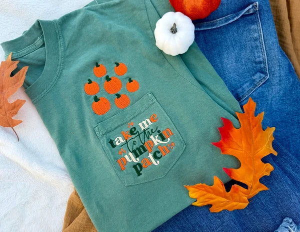 MEET ME AT THE PATCH Pocket Vintage Wash Tee *Pre-Order*