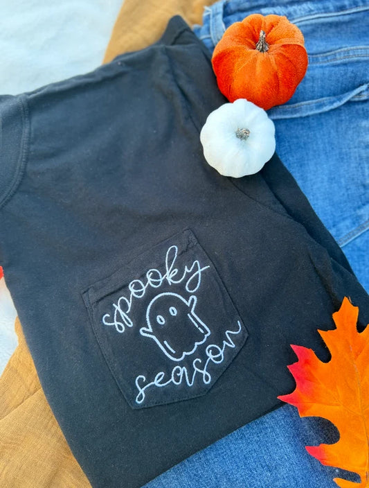 SPOOKY SEASON Pocket Vintage Wash Tee *Pre-Order*