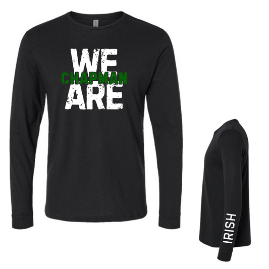 WE ARE CHAPMAN Black Long Sleeve Tee